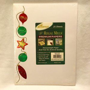 Holiday Ornaments Premium Letterhead